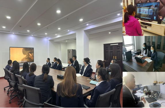 辽宁资产管理有限公司党支部收看纪录片 《大漠初心—彰武治沙群英纪事》